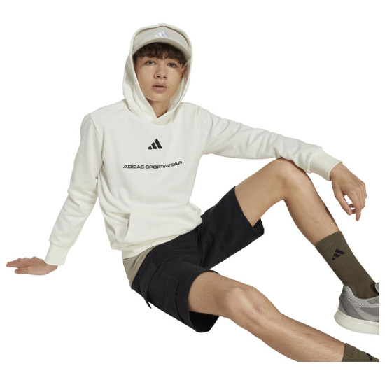 Adidas Παιδικό φούτερ Sportswear Slogan Fleece Hoodie Adidas Παιδικό φούτερ Sportswear Slogan Fleece Hoodie
